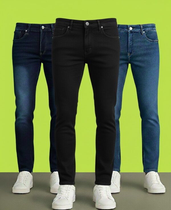 3 in 1 Denim Pant Combo- 3