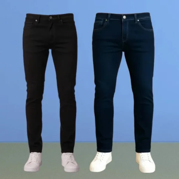 2 in 1 Denim Pant Combo- 8