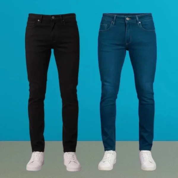 2 in 1 Denim Pant Combo- 7