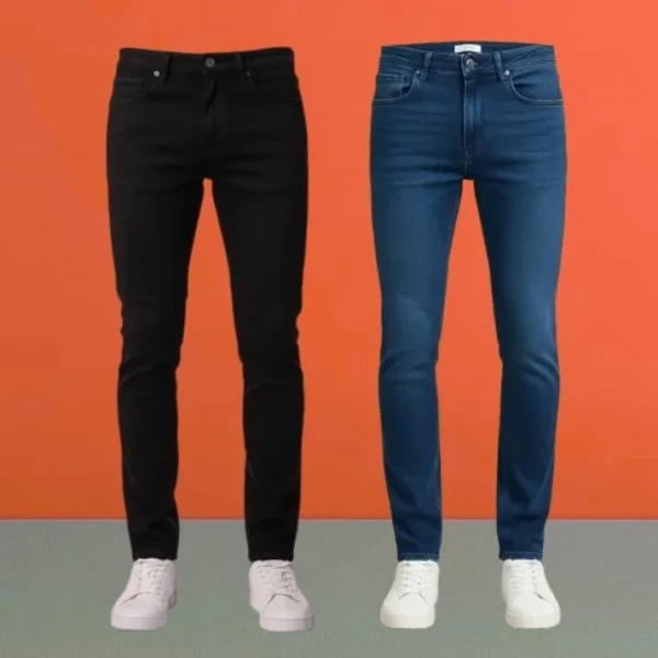 2 in 1 Denim Pant Combo- 6