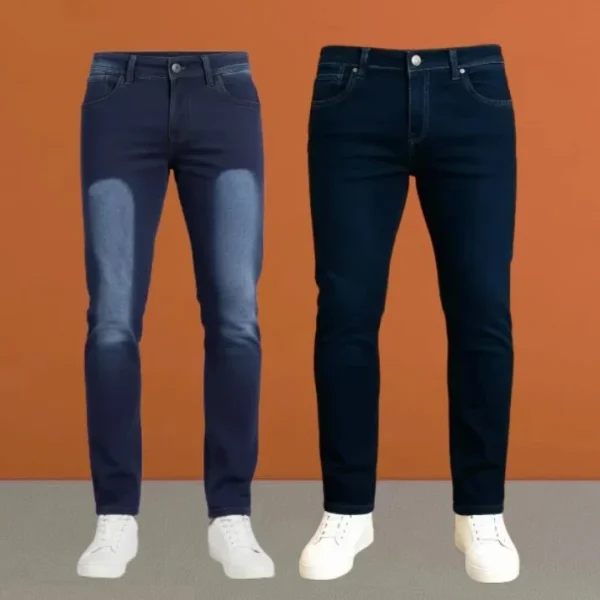 2 in 1 Denim Pant Combo- 5