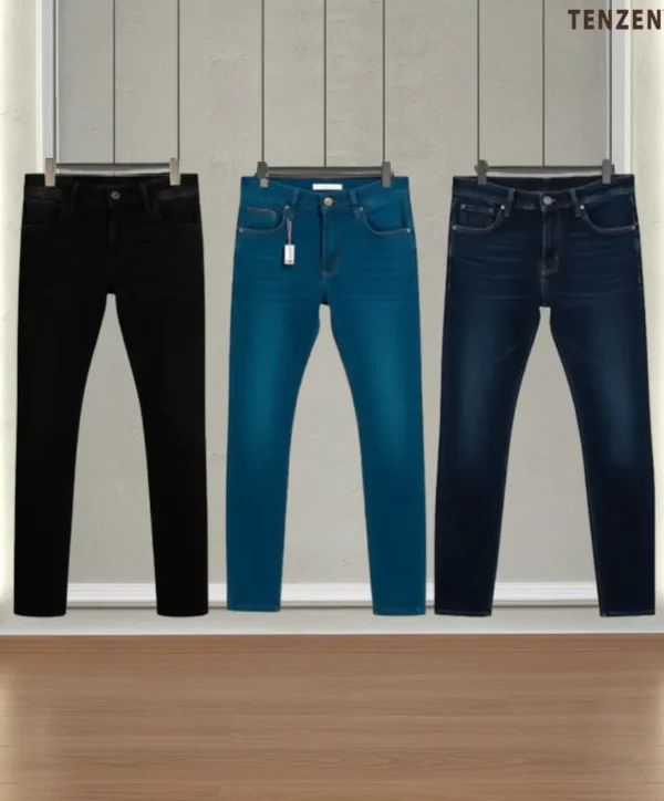 3 in 1 Denim Pant Combo- 3