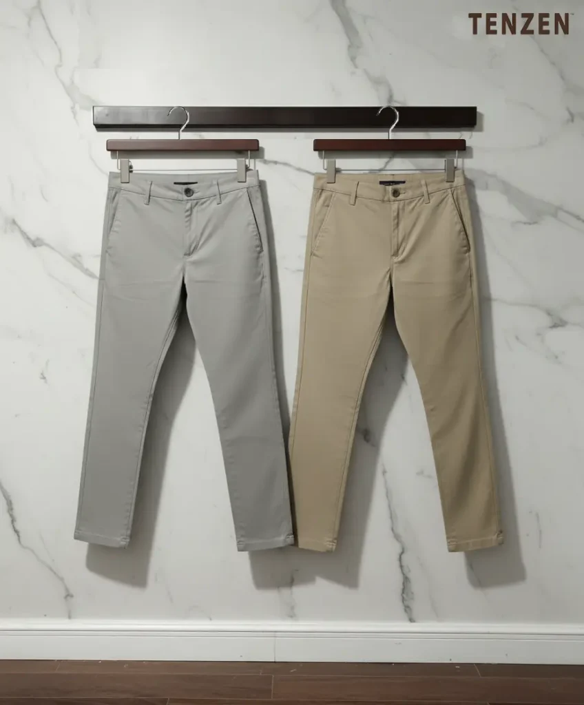 2 in 1 Gabardine Pant Combo