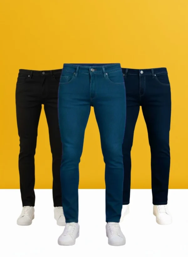 3 in 1 Denim Pant Combo- 10