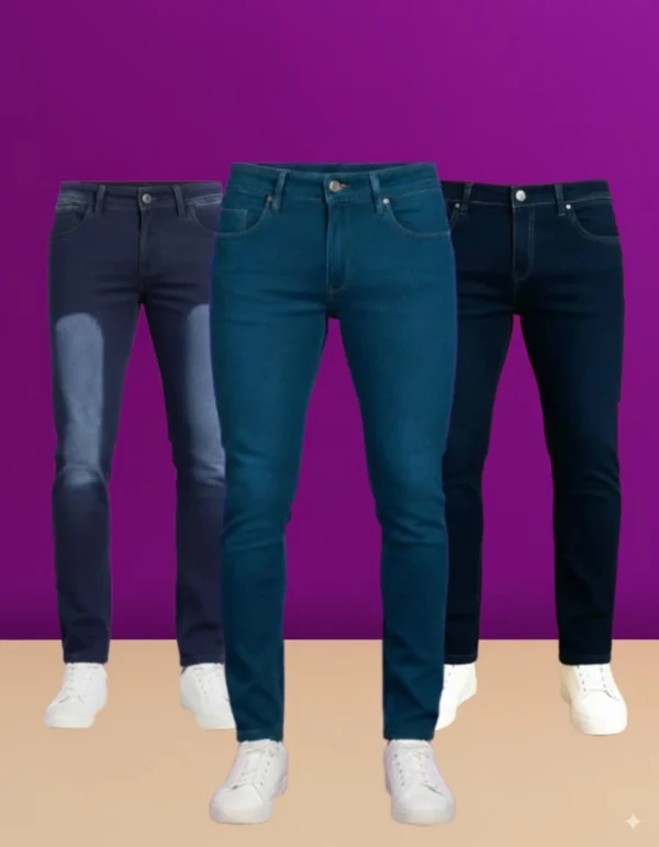 3 in 1 Denim Pant Combo- 9