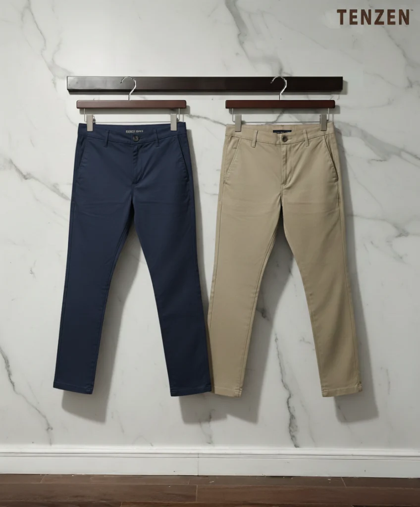 2 in 1 Twill Pant Combo