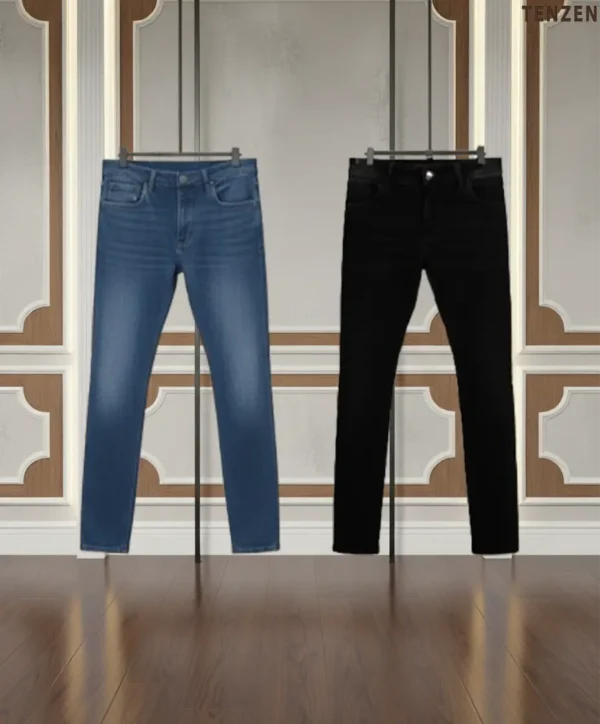 2 in 1 Denim Pant Combo- 2